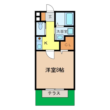 クオリア東茱萸木の物件間取画像